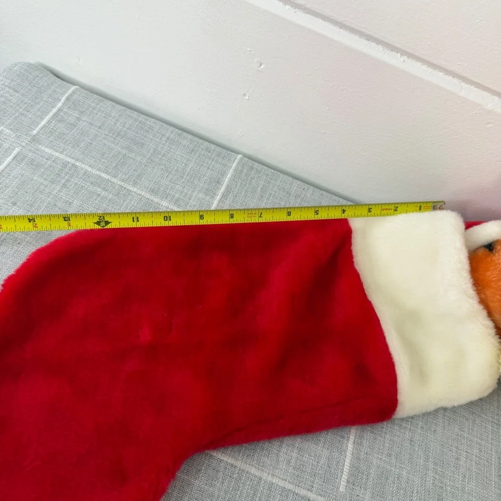VTG Y2K Disney Tigger‎ 3D Plush Christmas Stocking Gemmy 2004 NEW